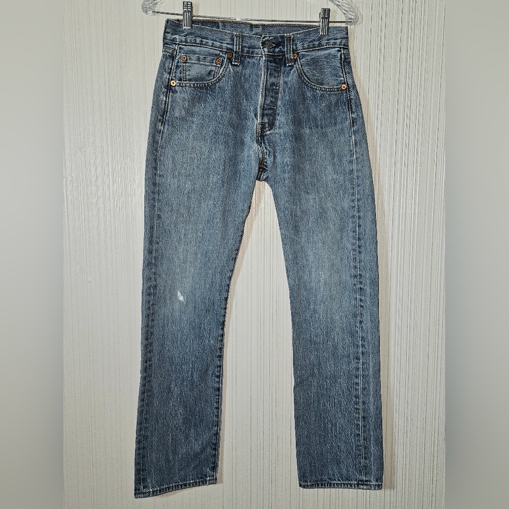 Levi Strauss & Co.  501 Red Tag, Straight Leg Button Fly Sz 28W X 28L